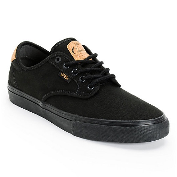 vans black cork